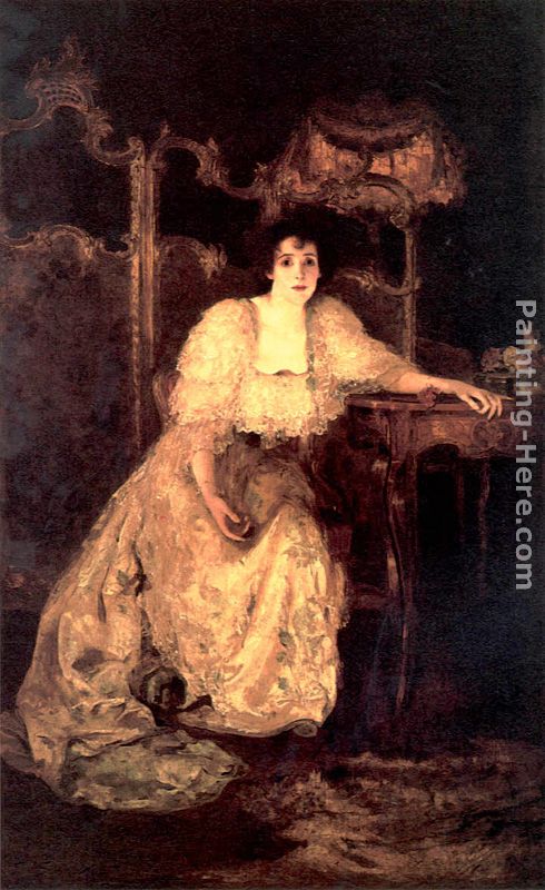 Portrait of a Lady painting - Solomon Joseph Solomon Portrait of a Lady art painting